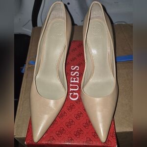 GUESS Carrie Nude Pointed Toe Heels Sz. 8.5